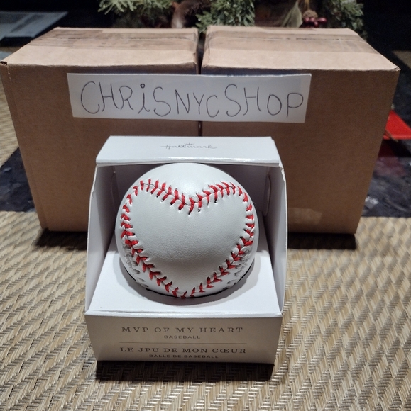 Hallmark MVP OF MY HEART Stitched baseball - Picture 1 of 2